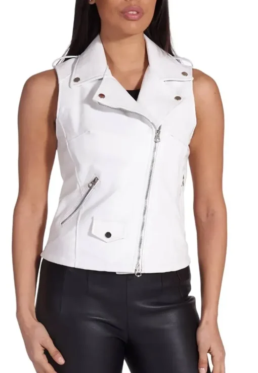 womens-white-faux-leather-biker-vest