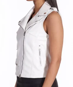 womens-white-faux-leather-biker-vest