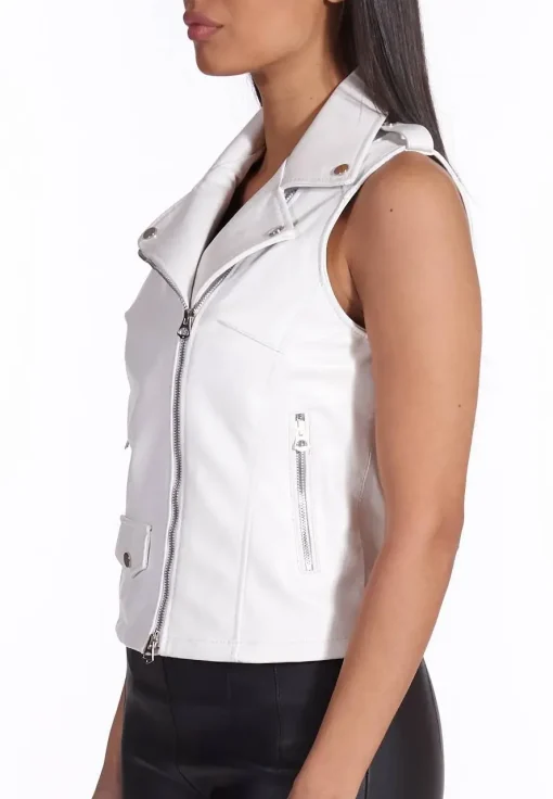 womens-white-faux-leather-biker-vest