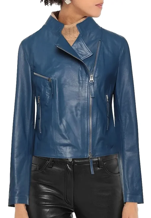 womens-liams-blue-faux-leather-biker-jacket