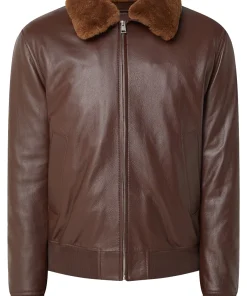 mens-dark-brown-faux-leather-jacket-with-detachable-faux-fur-collar