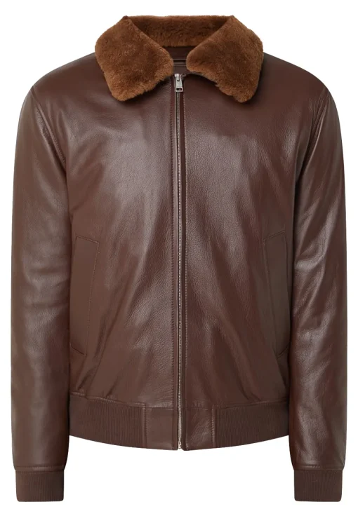mens-dark-brown-faux-leather-jacket-with-detachable-faux-fur-collar