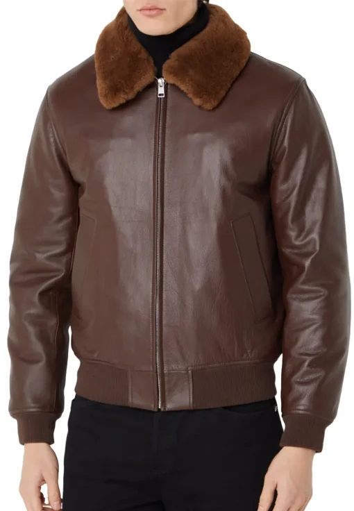 mens-dark-brown-faux-leather-jacket-with-detachable-faux-fur-collar