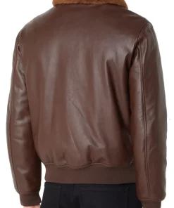 mens-dark-brown-faux-leather-jacket-with-detachable-faux-fur-collar