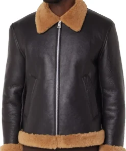 mens-faux-leather-shearling-dark-brown-jacket