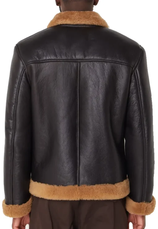 mens-faux-leather-shearling-dark-brown-jacket