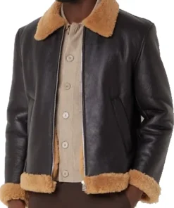 mens-faux-leather-shearling-dark-brown-jacket