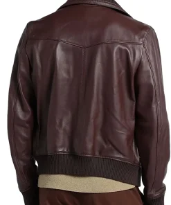 mens-long-sleeve-chocolate-faux-leather-bomber-jacket