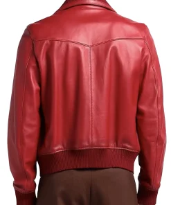 mens-long-sleeve-red-faux-leather-bomber-jacket