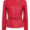 womens-asymmetrical-red-faux-leather-belted-biker-jacket