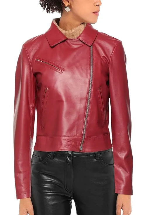 womens-biker-burgundy-faux-leather-jacket