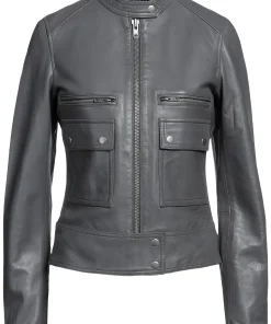 womens-biker-grey-faux-leather-jacket