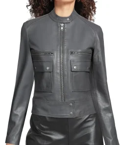 womens-biker-grey-faux-leather-jacket