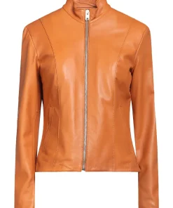 womens-biker-tan-faux-leather-jacket
