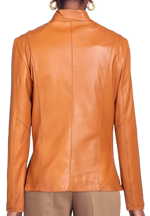 womens-biker-tan-faux-leather-jacket