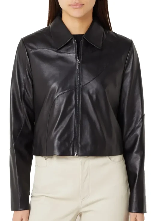 womens-black-faux-leather-cropped-biker-jacket-with-decorative-seams