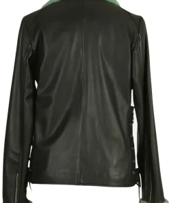 womens-black-faux-leather-pop-green-shearling-jacket