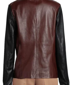 womens-brown-faux-leather-biker-jacket-with-black-sleeve