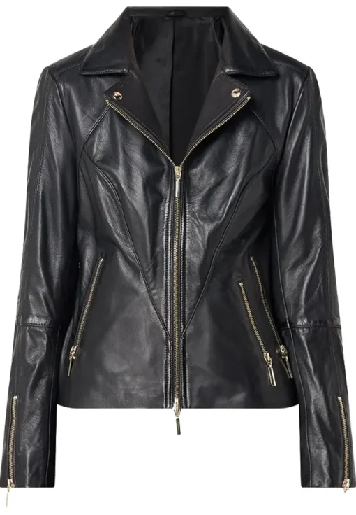 womens-cherry-black-faux-leather-biker-jacket-with-zip-pockets