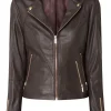 womens-cherry-brown-faux-leather-biker-jacket-with-zip-pockets