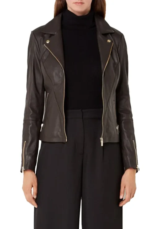 womens-cherry-brown-faux-leather-biker-jacket-with-zip-pockets