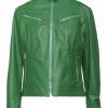 womens-cinzia-green-faux-leather-jacket