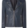 womens-dark-blue-biker-faux-leather-jacket