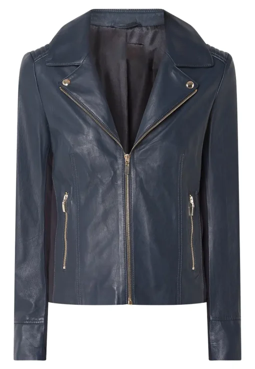 womens-dark-blue-biker-faux-leather-jacket