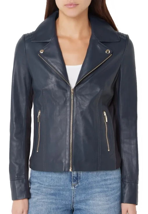 womens-dark-blue-biker-faux-leather-jacket