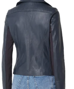 womens-dark-blue-biker-faux-leather-jacket