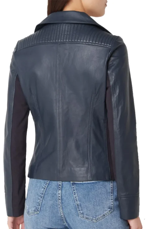 womens-dark-blue-biker-faux-leather-jacket