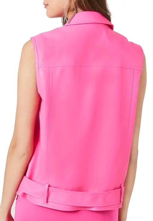 womens-faux-leather-pink-moto-vest