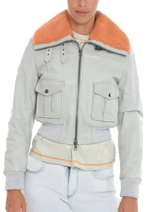 womens-fur-lined-ash-grey-faux-leather-cropped-jacket