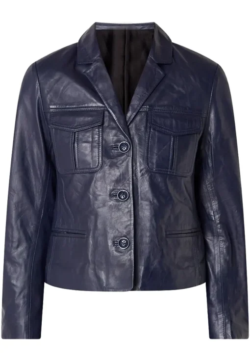 womens-liams-dark-blue-faux-leather-jacket