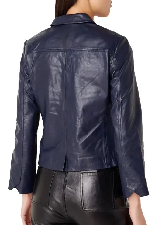 womens-liams-dark-blue-faux-leather-jacket