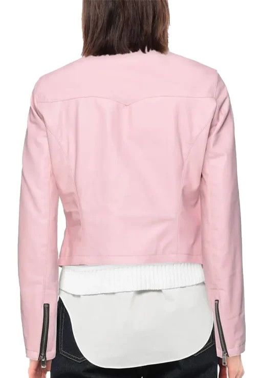 womens-pink-biker-faux-leather-jacket