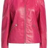 womens-pink-faux-leather-jacket