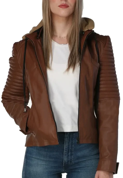 womens-quilted-brown-faux-leather-jacket-with-hood