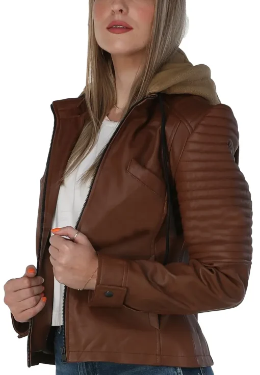 womens-quilted-brown-faux-leather-jacket-with-hood