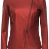 womens-round-collar-brick-red-faux-leather-jacket