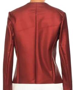 womens-round-collar-brick-red-faux-leather-jacket