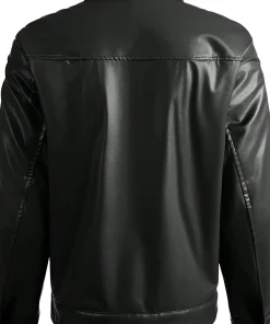 mens-black-faux-leather-teddy-lined-jacket