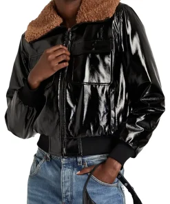 womens-aviator-black-faux-leather-fur-collar-jacket