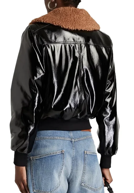womens-aviator-black-faux-leather-fur-collar-jacket