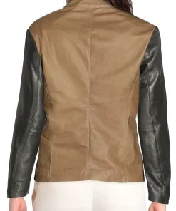womens-biker-brown-faux-leather-jacket-with-black-sleeve
