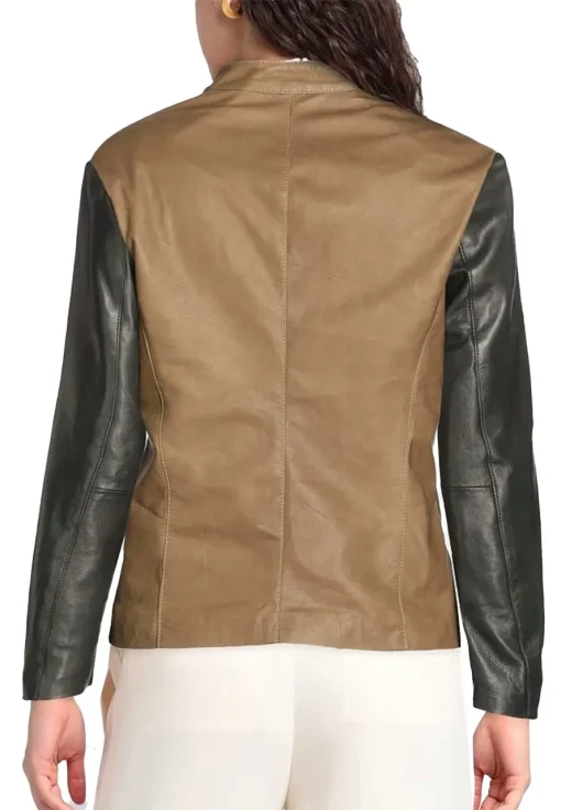 womens-biker-brown-faux-leather-jacket-with-black-sleeve