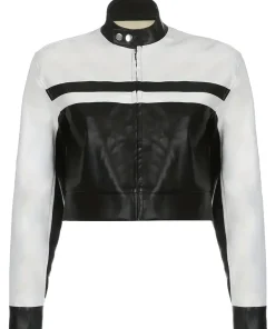 womens-black-and-white-faux-leather-biker-jacket