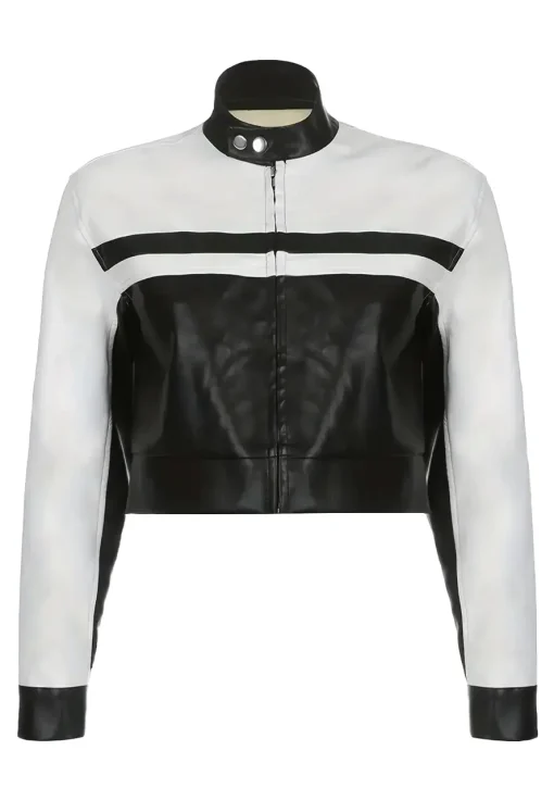 womens-black-and-white-faux-leather-biker-jacket