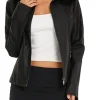 womens-black-faux-leather-fur-collar-jacket