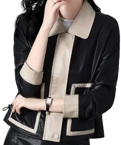 womens-black-faux-leather-jacket